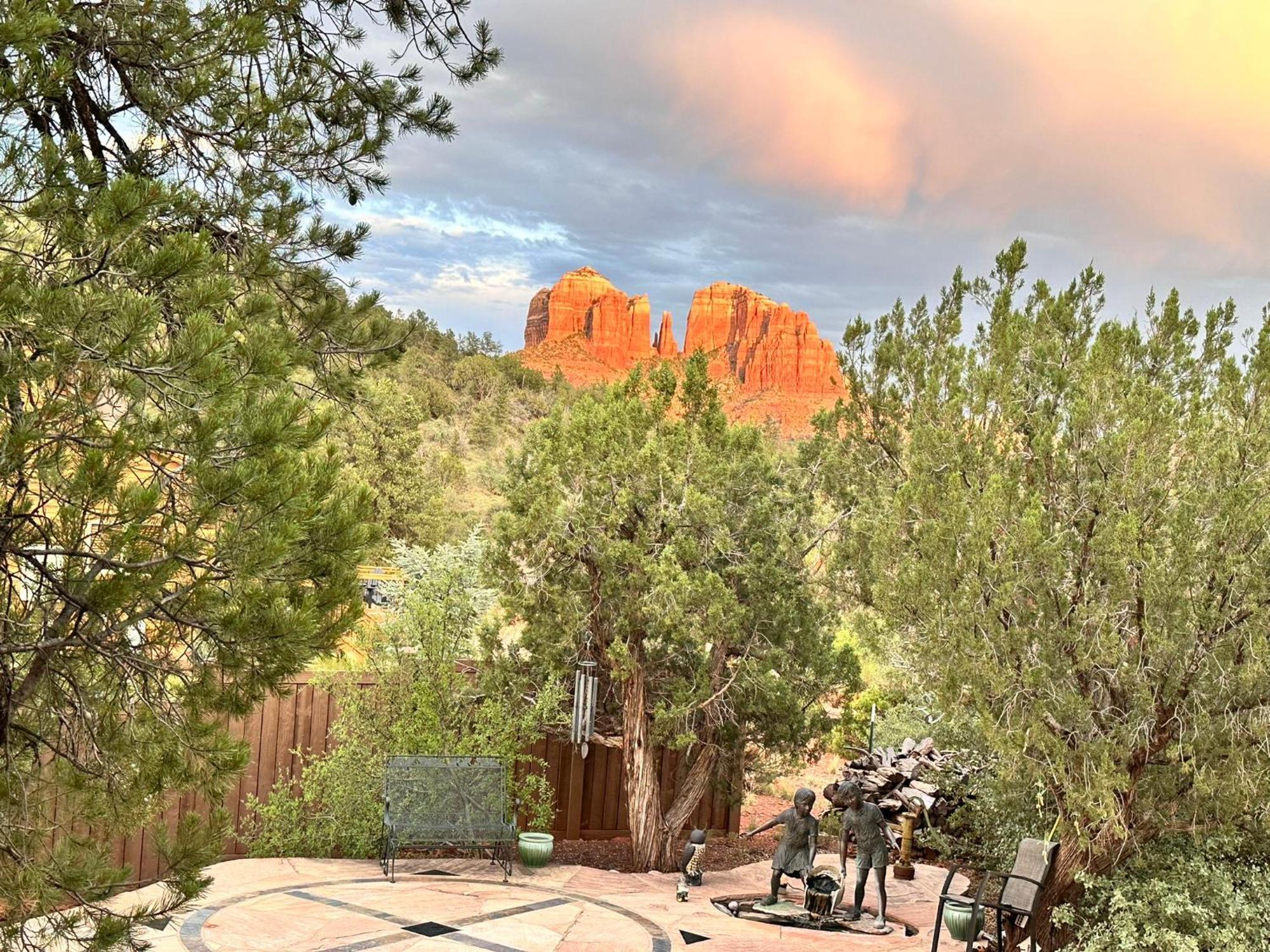 Cathedral Casita At Sedona Cathedral Hideaway Llc Villa Buitenkant foto